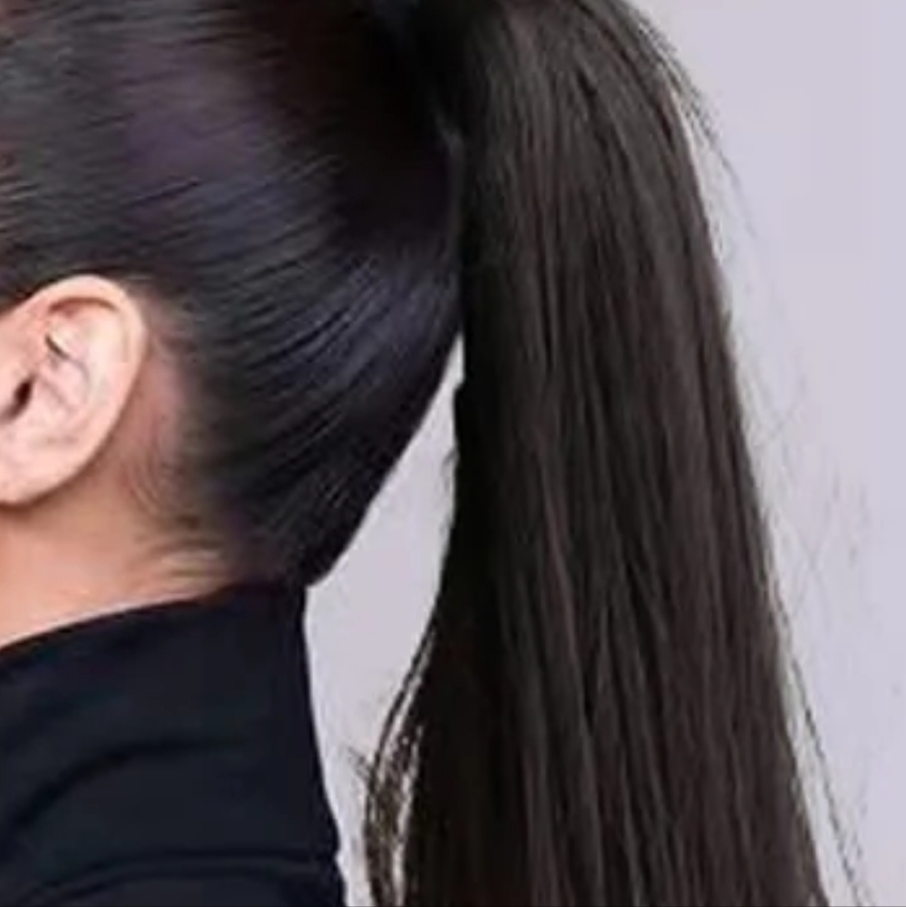 New in wholesale packaging, synthetic Flexible Wrap Around Ponytail